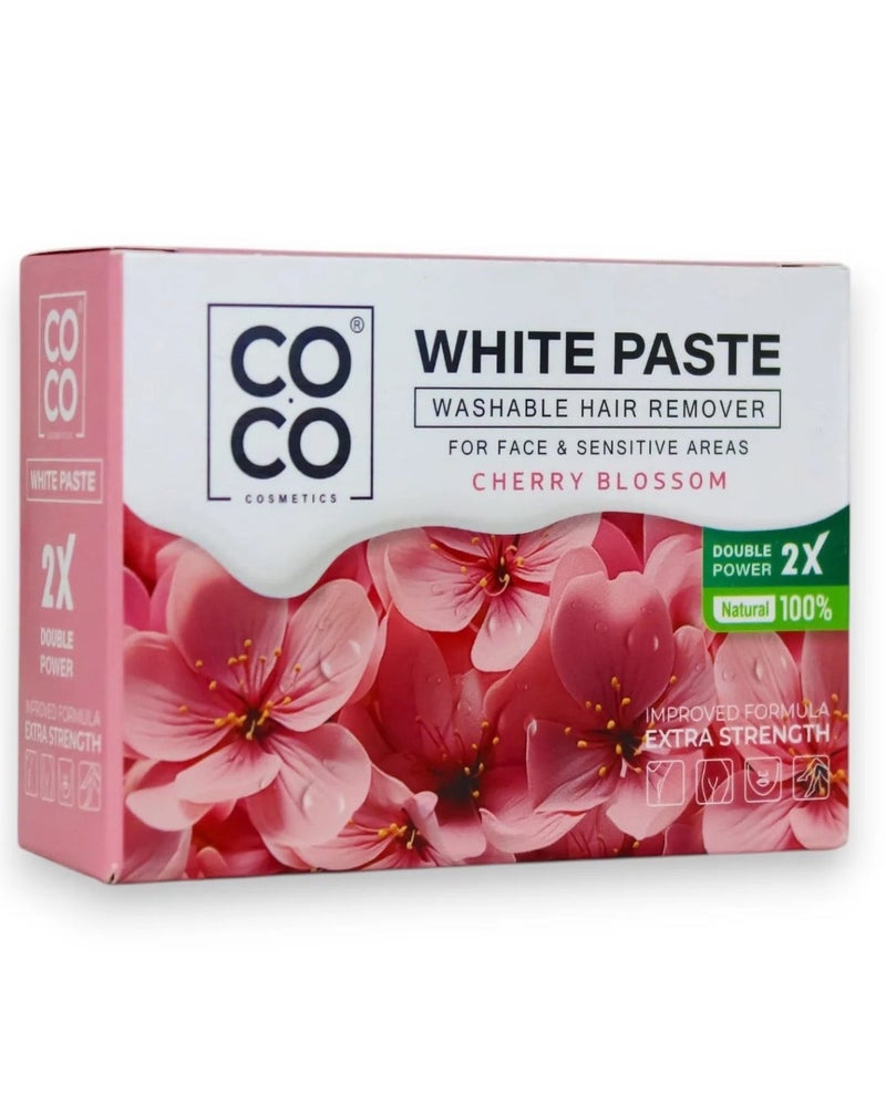 Coco Cherry Blossom White Paste for Body and Facial Hair Removal 100g